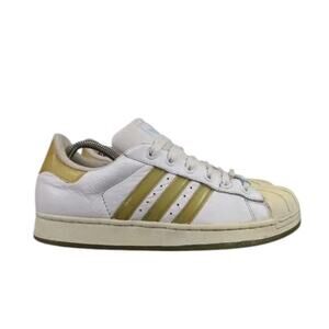 Adidas Shoes Womens 9.5 Sneaker Athletic Trainers Leather Superstar Vintage 2002